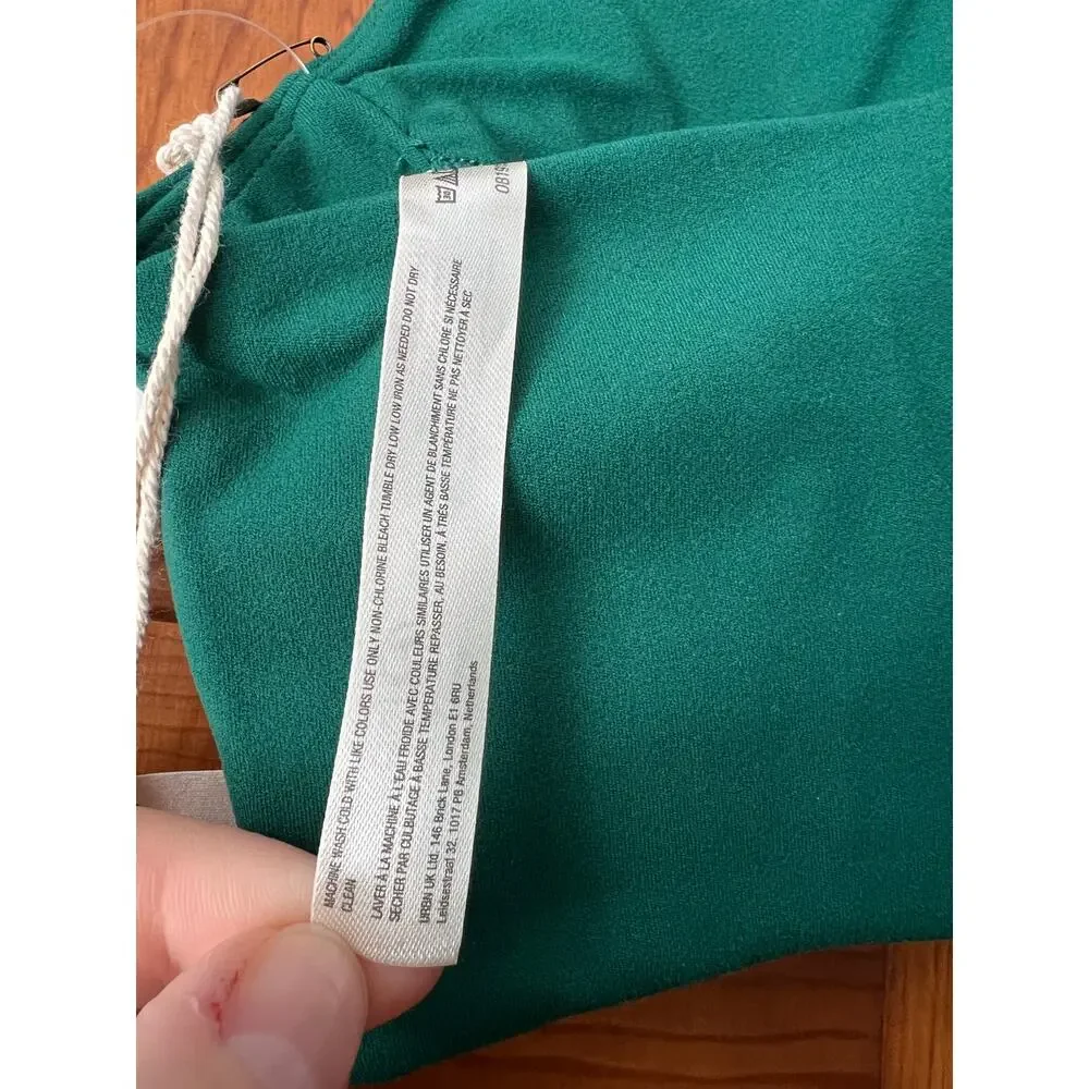 NWT Free People Movement x Hatch Never Better Square Neck Bra Garden Green Sz XS